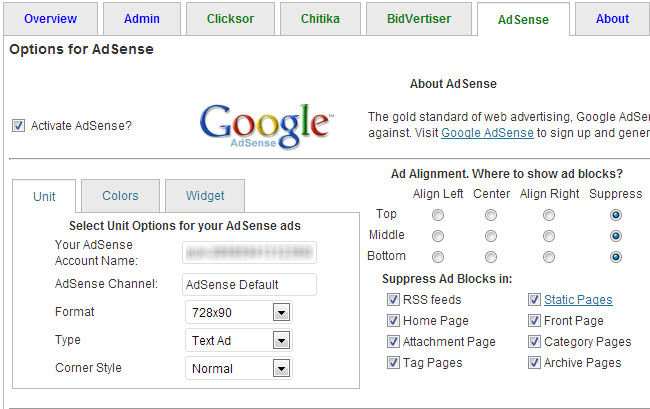 Chèn Google Adsense vào WordPress
